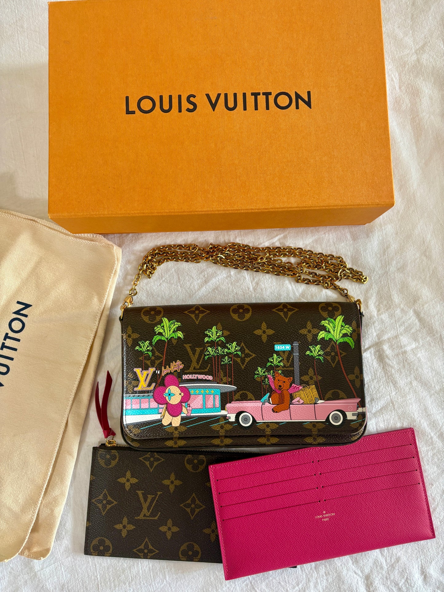 -Sold- Louis Vuitton Félicie Pochette Vivienne Hollywood – Christmas Animation 2021