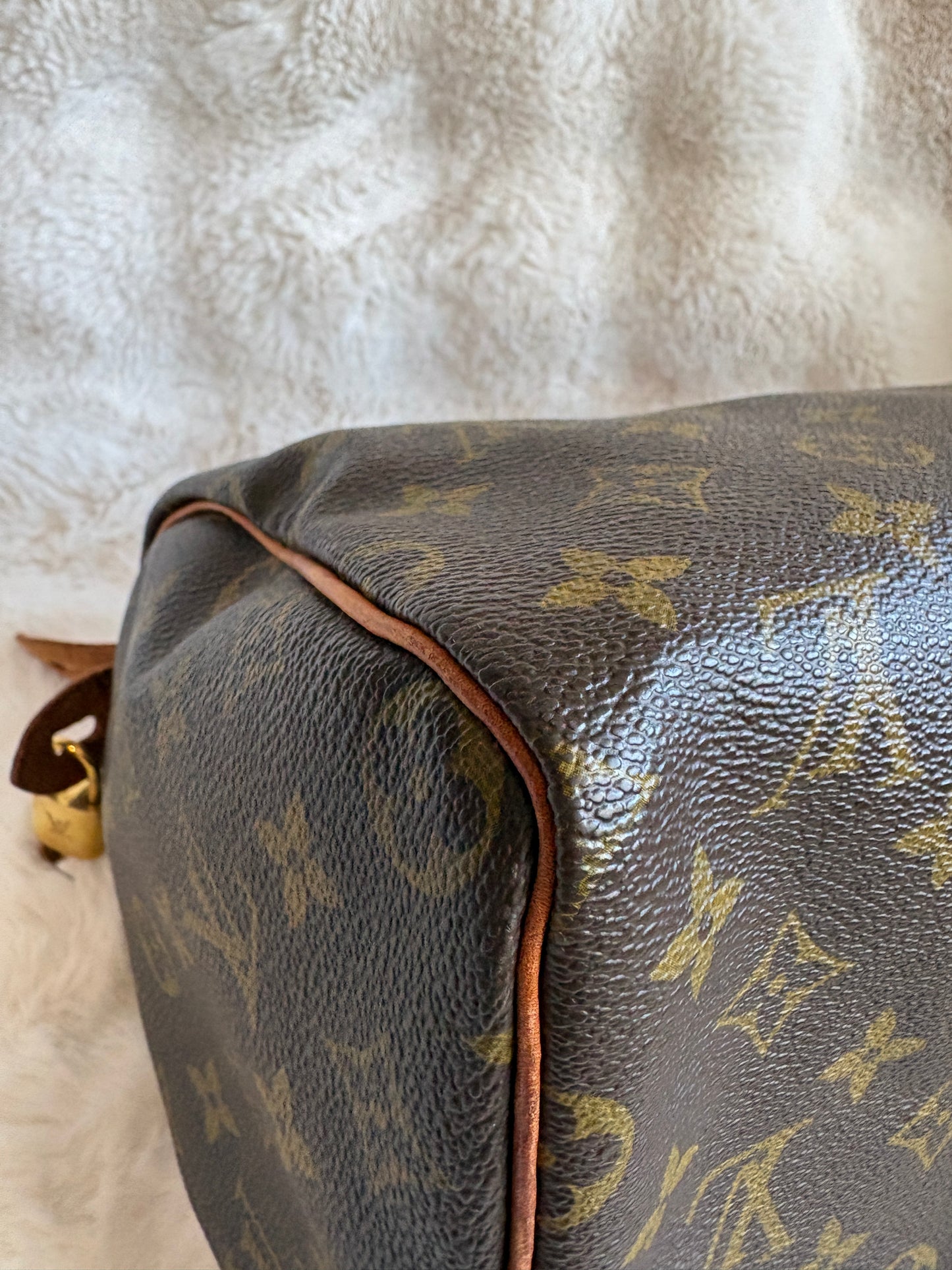 -Sold- Louis Vuitton Speedy 30 Vintage Monogram – Komplettset mit Organizer & Strap