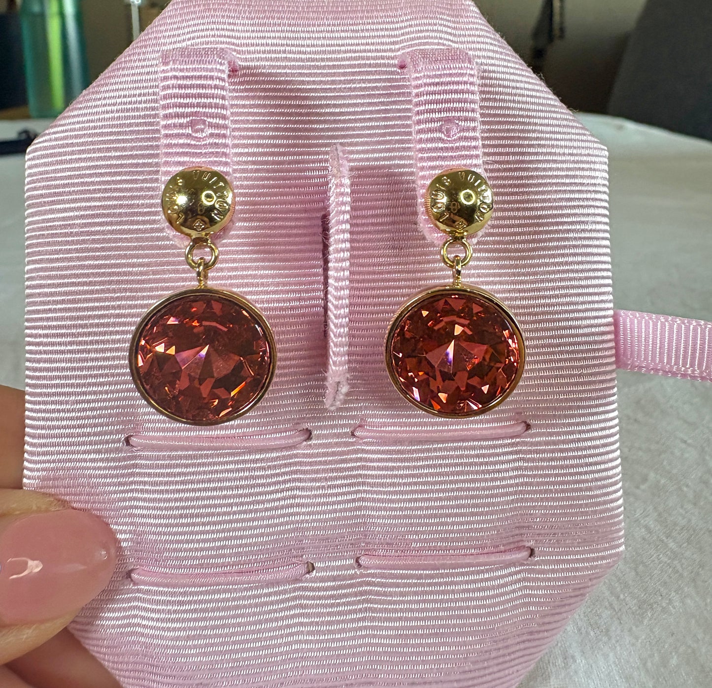 Louis Vuitton Vintage Swarovski Ohrringe M66874 France