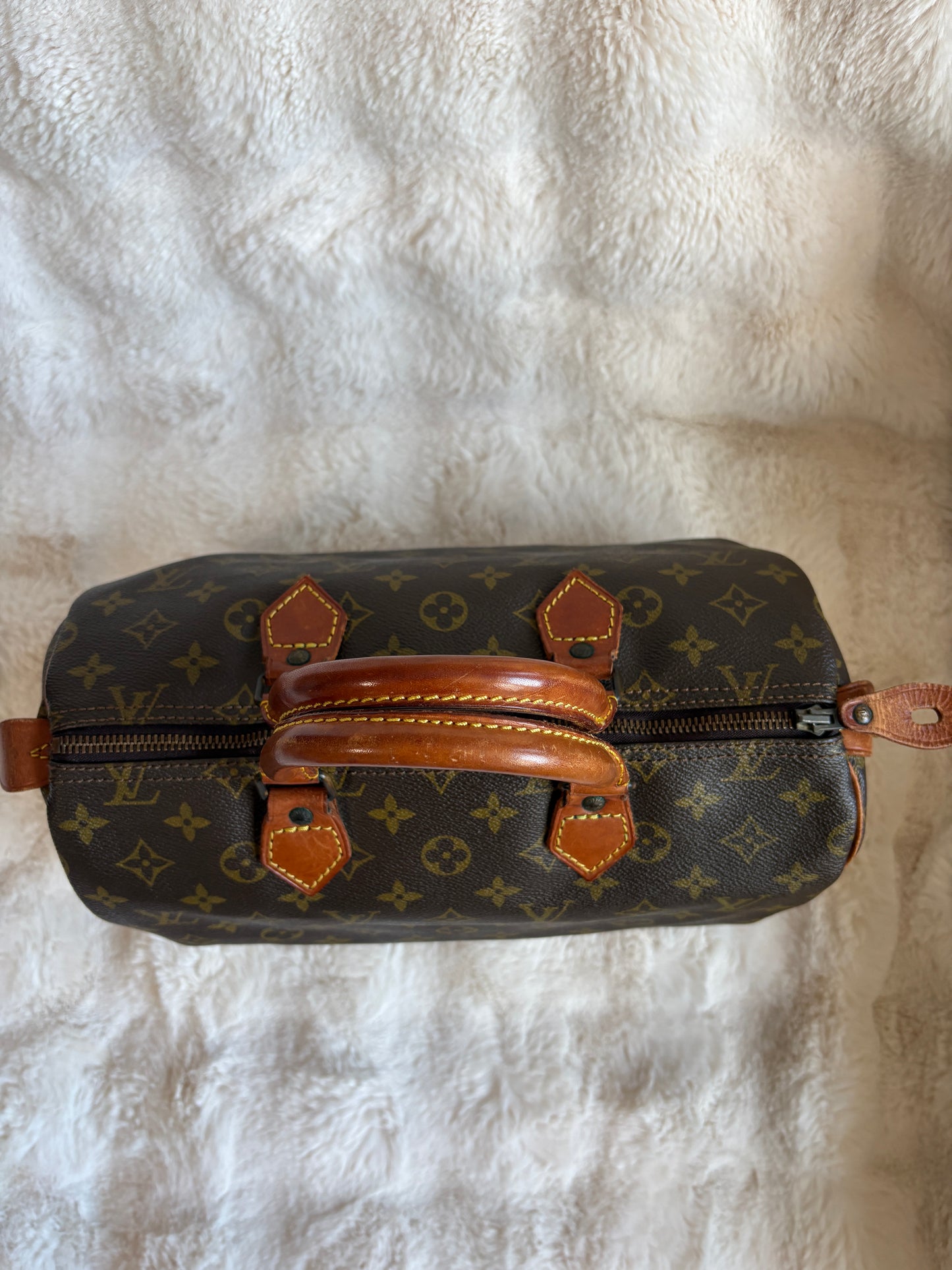 -Sold- Louis Vuitton Speedy 30 Vintage Monogram – Komplettset mit Organizer & Strap