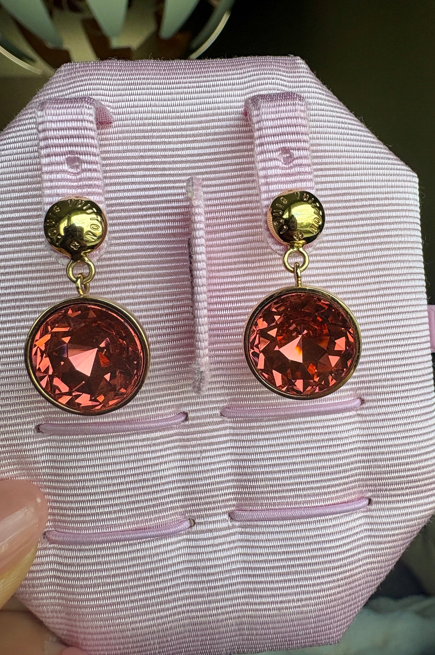 Louis Vuitton Vintage Swarovski Ohrringe M66874 France
