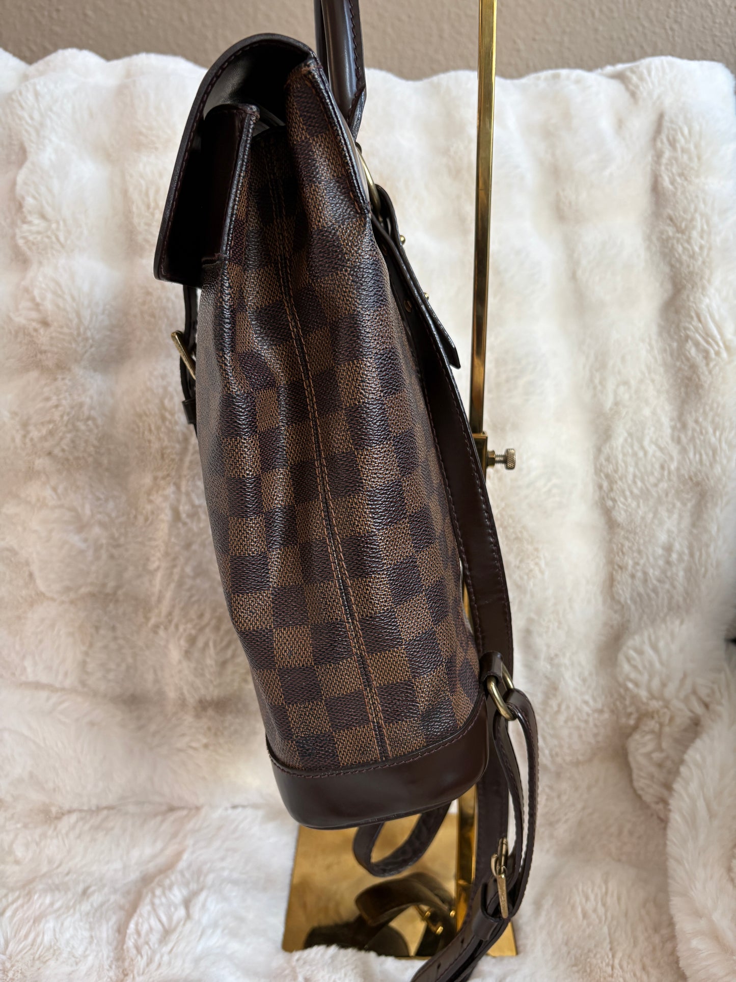 Louis Vuitton Soho Backpack Damier Ebene