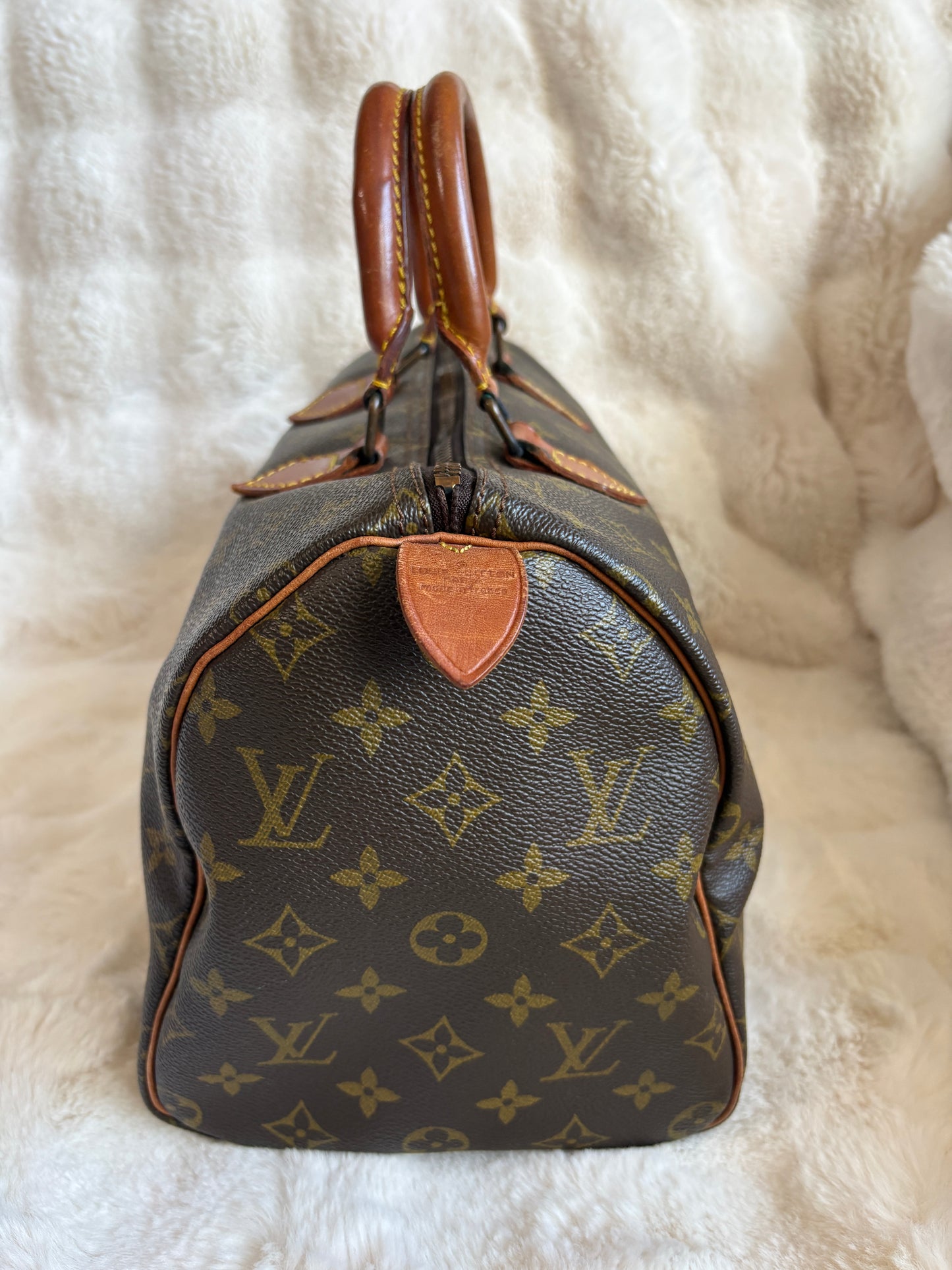 -Sold- Louis Vuitton Speedy 30 Vintage Monogram – Komplettset mit Organizer & Strap