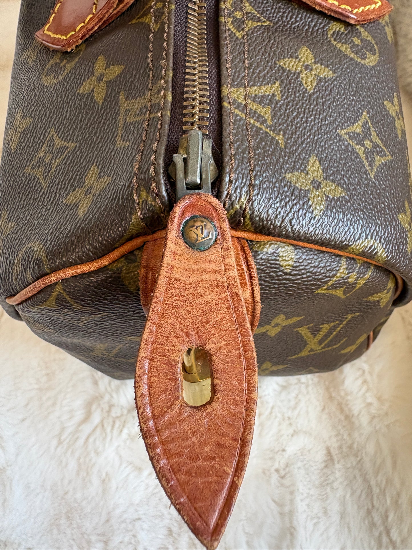 -Sold- Louis Vuitton Speedy 30 Vintage Monogram – Komplettset mit Organizer & Strap