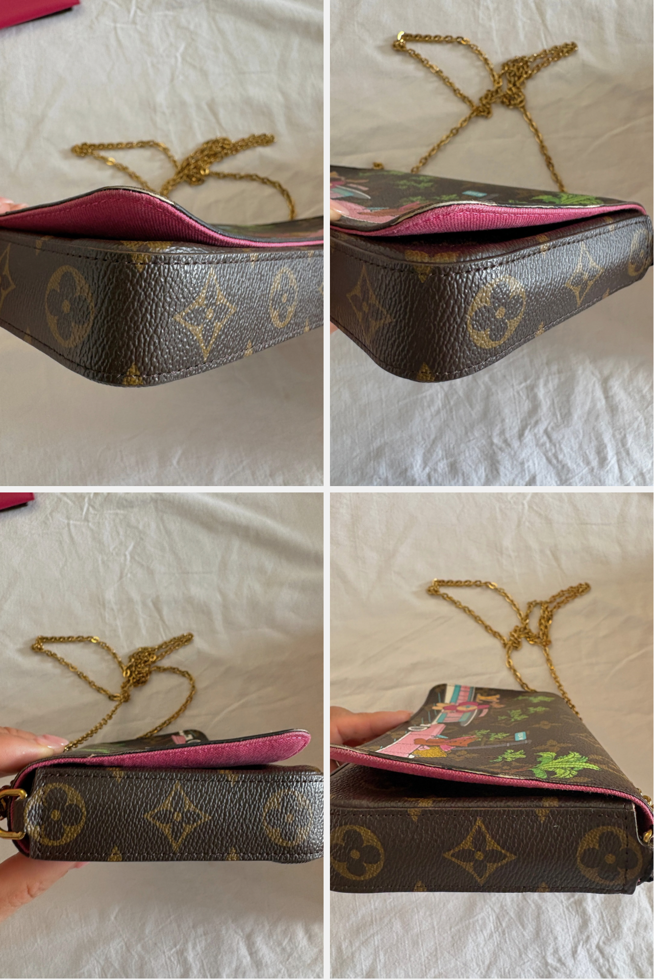 -Sold- Louis Vuitton Félicie Pochette Vivienne Hollywood – Christmas Animation 2021