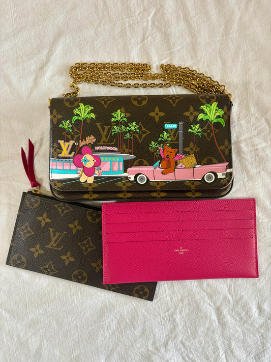 -Sold- Louis Vuitton Félicie Pochette Vivienne Hollywood – Christmas Animation 2021