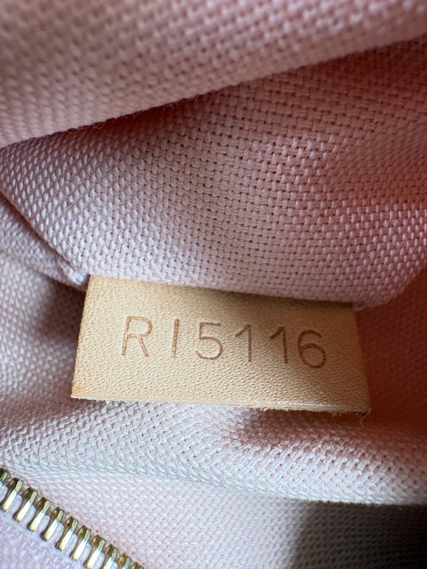 -Sold- Louis Vuitton Delightful MM Damier Azur „Rose Ballerine“ – Hobo Bag