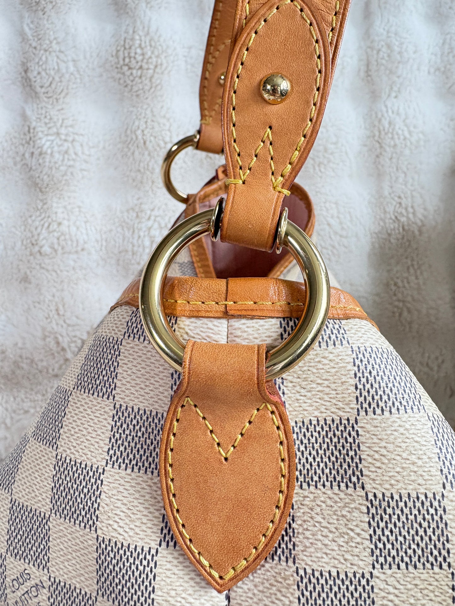 -Sold- Louis Vuitton Delightful MM Damier Azur „Rose Ballerine“ – Hobo Bag