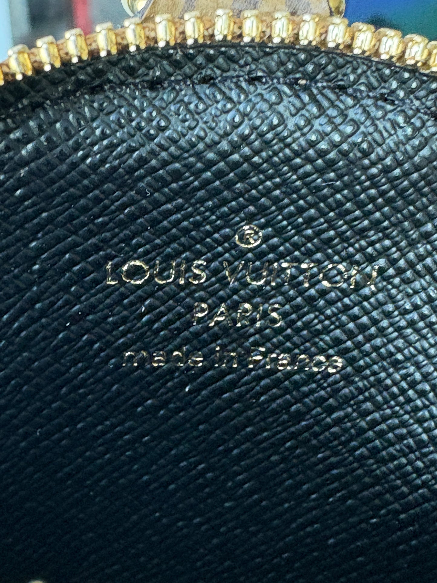 Louis Vuitton Round Coin Purse Monogram Reverse Canvas – Neu mit Box