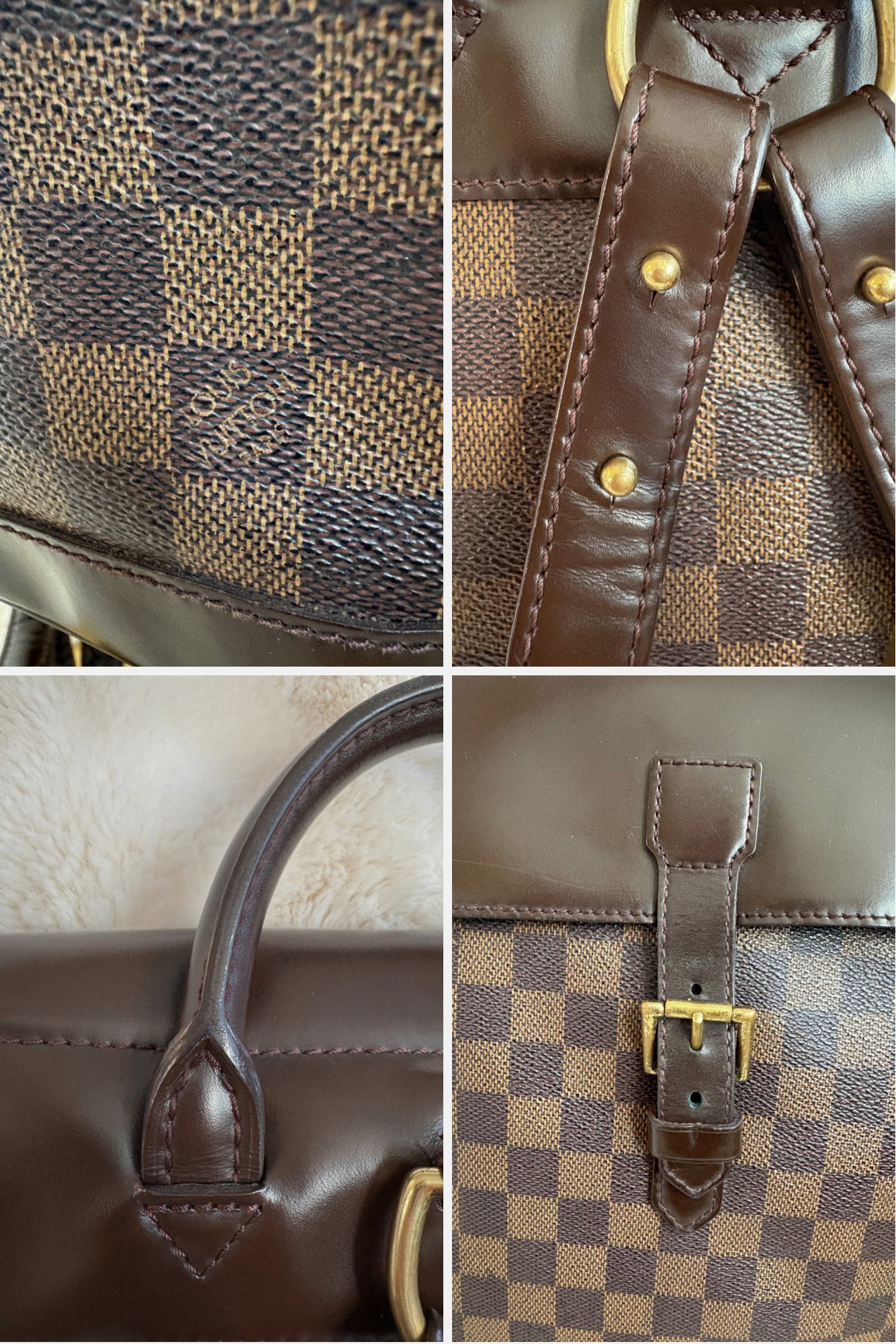 Louis Vuitton Soho Backpack Damier Ebene