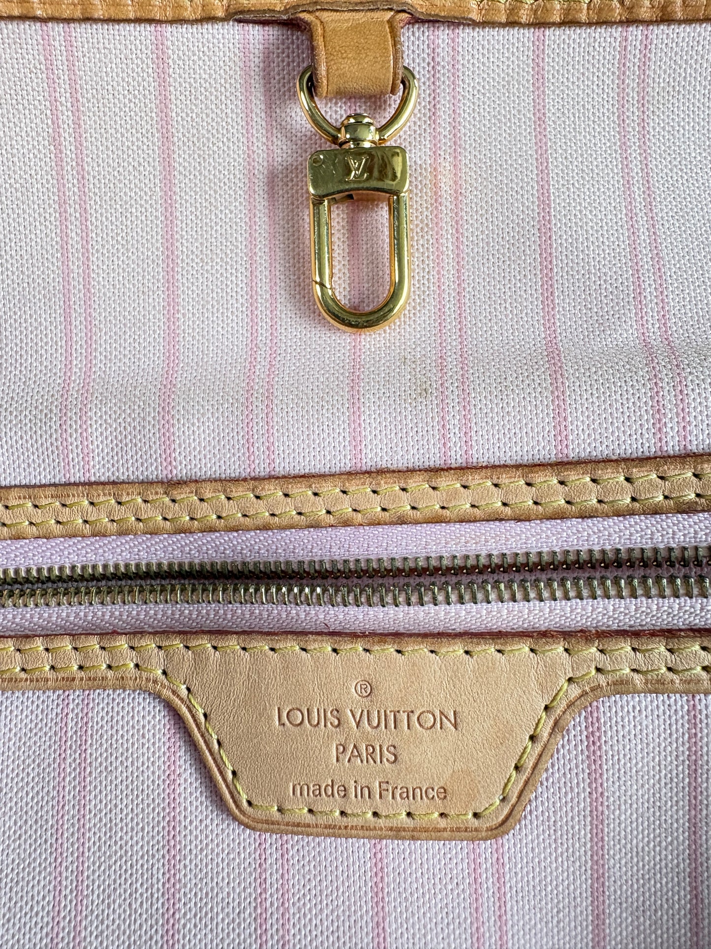 -Sold- Louis Vuitton Delightful MM Damier Azur „Rose Ballerine“ – Hobo Bag