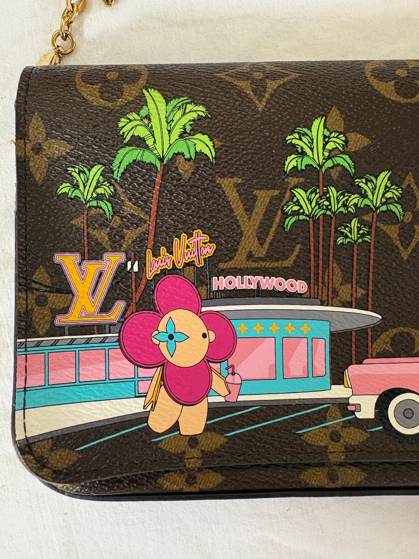-Sold- Louis Vuitton Félicie Pochette Vivienne Hollywood – Christmas Animation 2021
