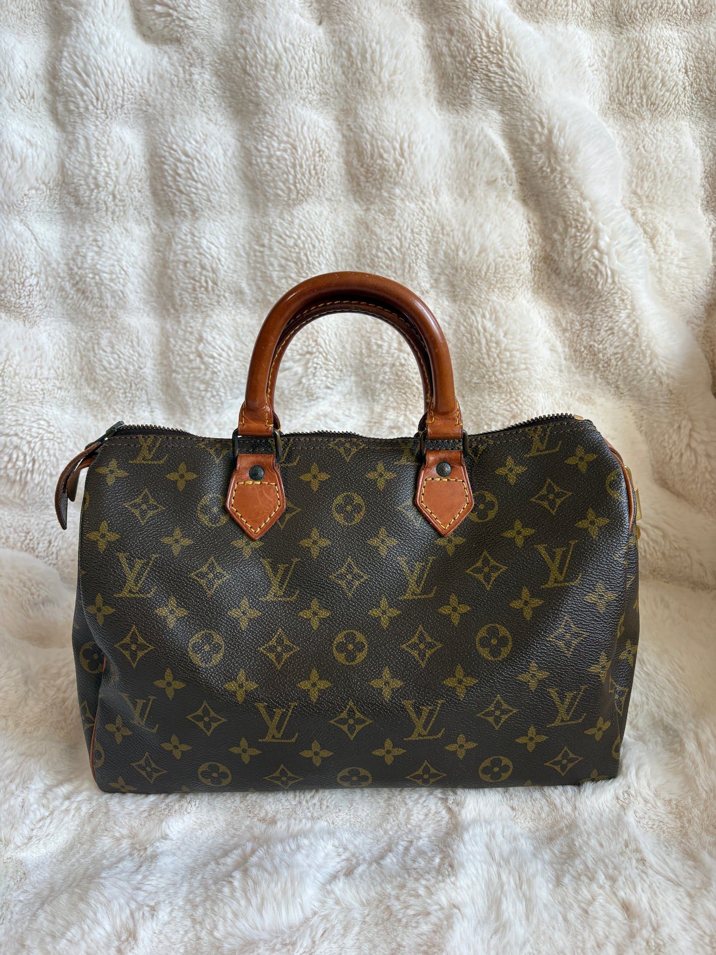 -Sold- Louis Vuitton Speedy 30 Vintage Monogram – Komplettset mit Organizer & Strap