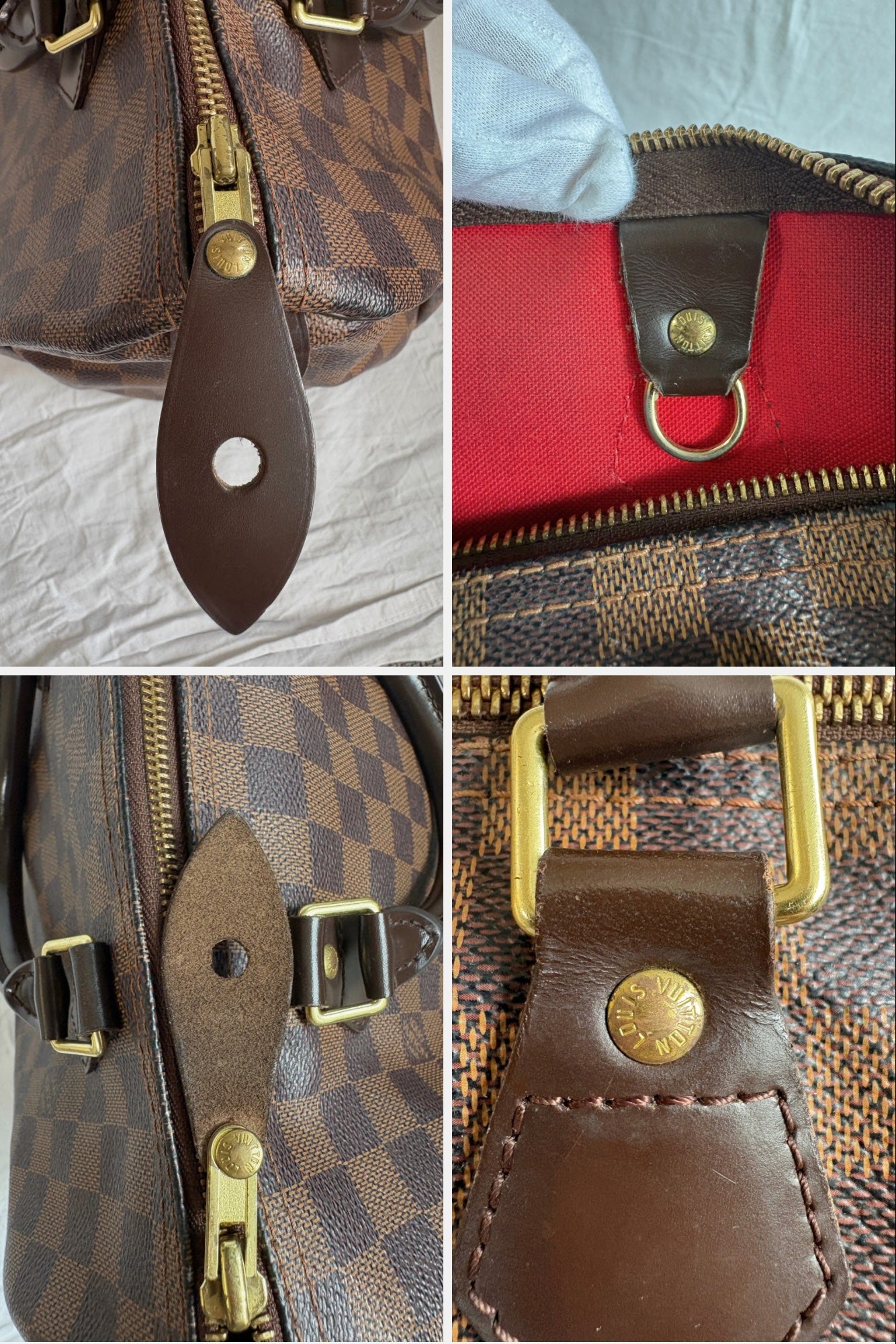-Sold- Louis Vuitton Speedy 30 im Damier Ebene Canvas