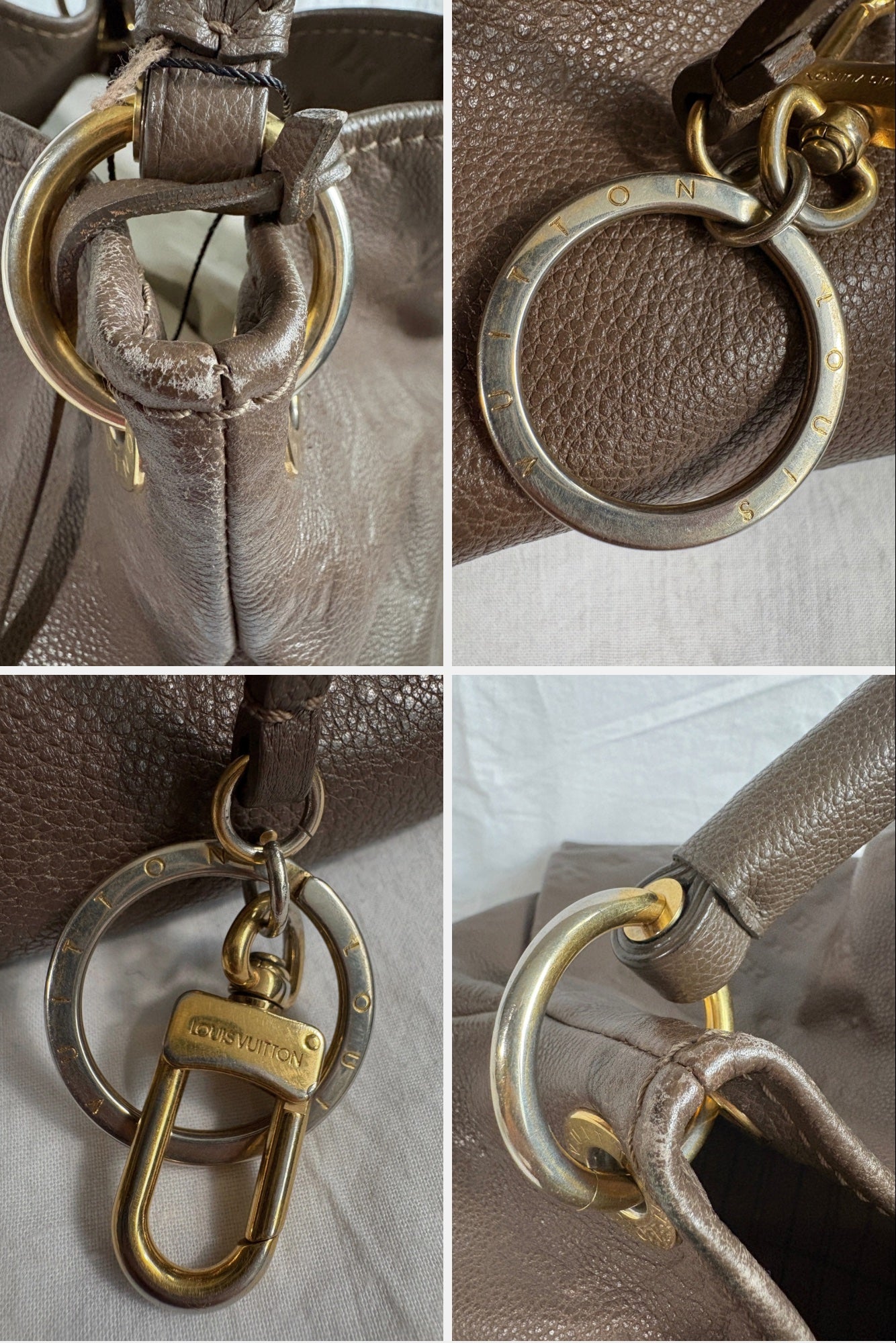- Sold - Louis Vuitton Artsy MM Empreinte – Monogram Braun Leder