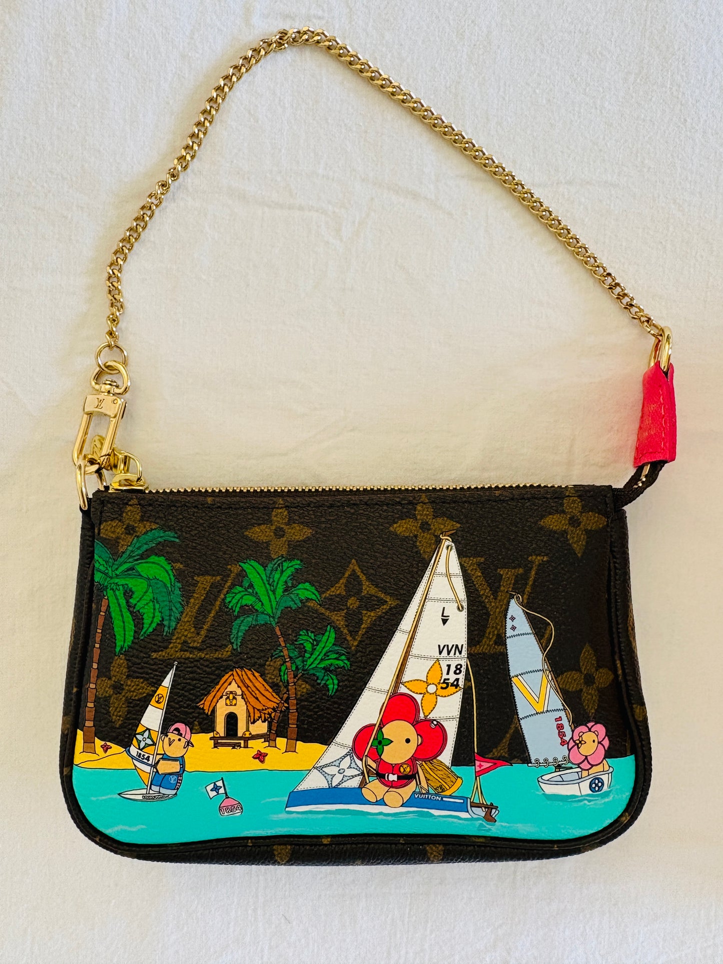 -Sold- Louis Vuitton Mini Pochette Accessoires Vivienne Sailing Limited Edition 2023 – Full Set
