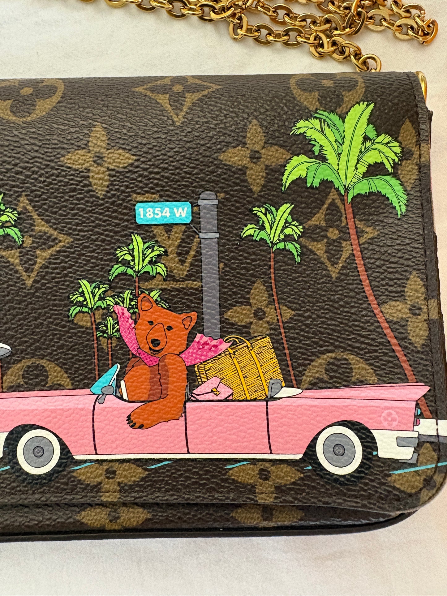-Sold- Louis Vuitton Félicie Pochette Vivienne Hollywood – Christmas Animation 2021