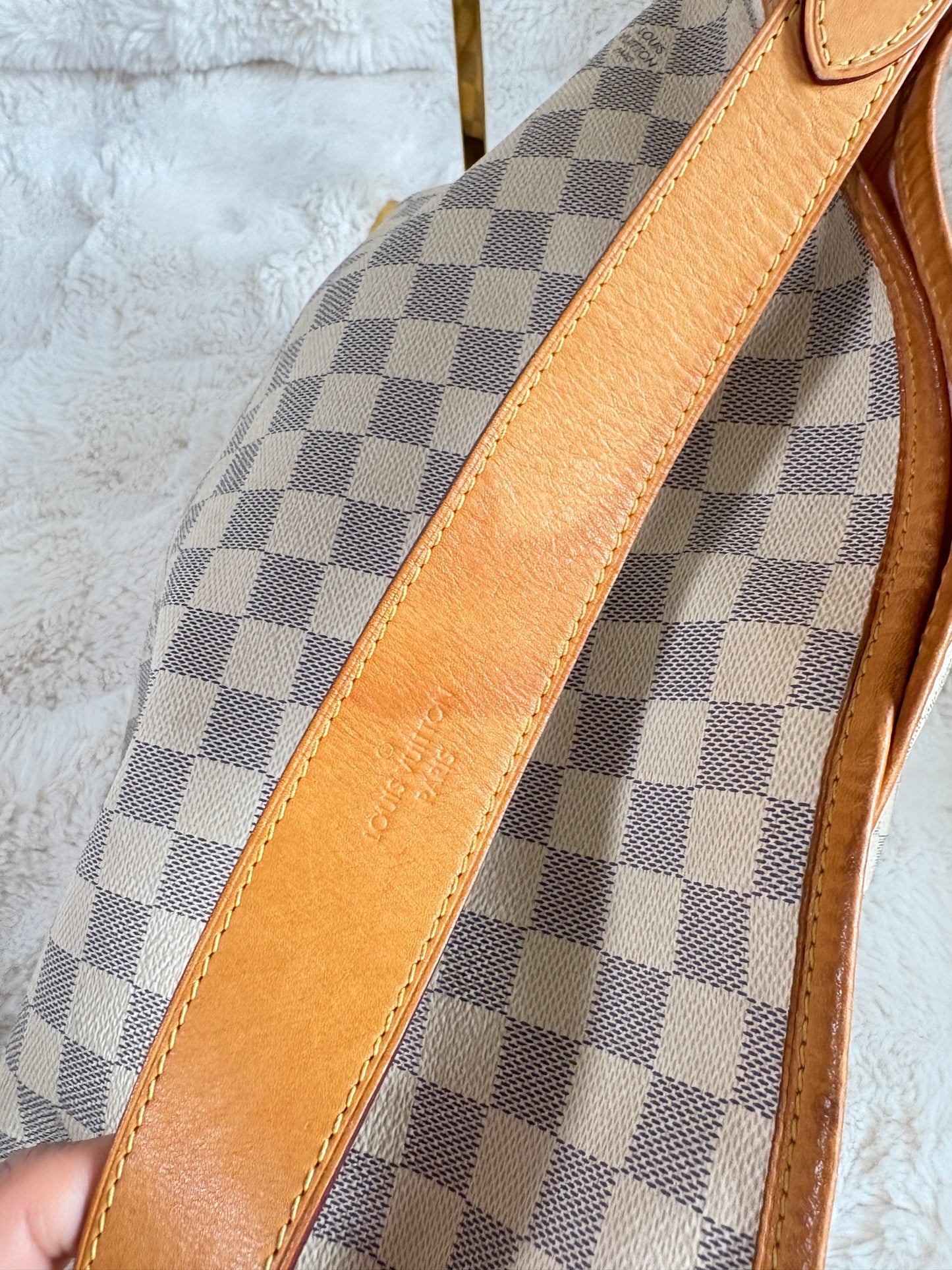 -Sold- Louis Vuitton Delightful MM Damier Azur „Rose Ballerine“ – Hobo Bag