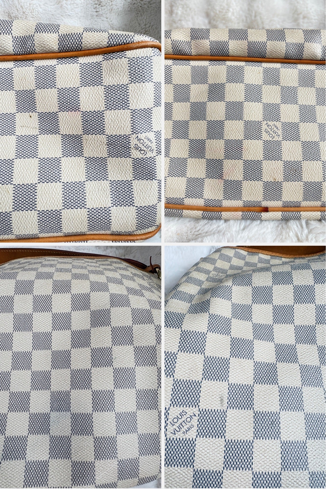 -Sold- Louis Vuitton Delightful MM Damier Azur „Rose Ballerine“ – Hobo Bag