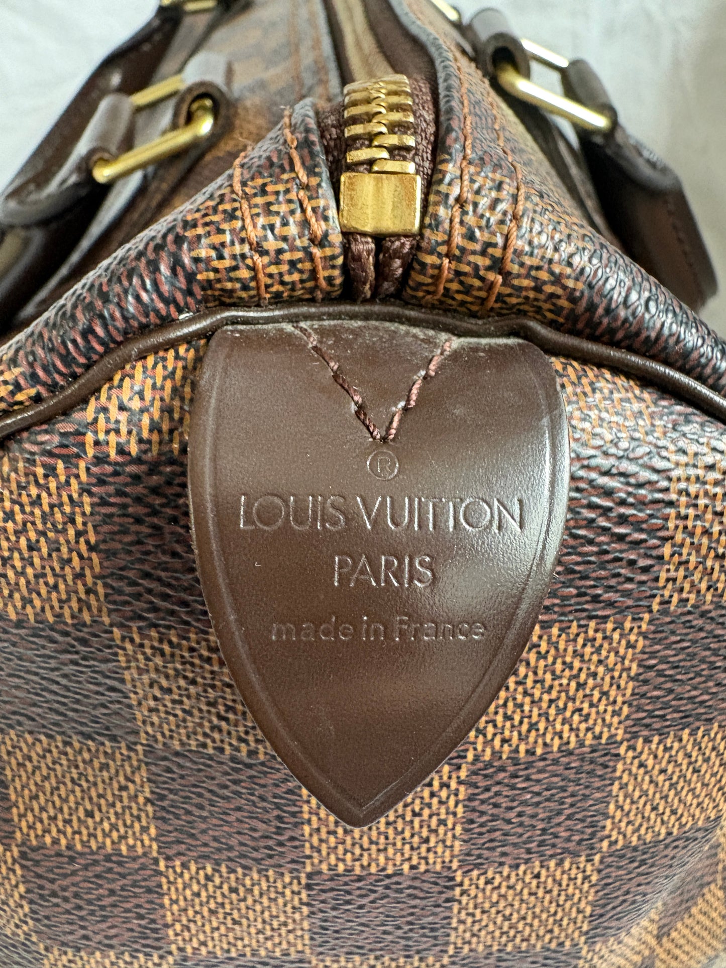 -Sold- Louis Vuitton Speedy 30 im Damier Ebene Canvas